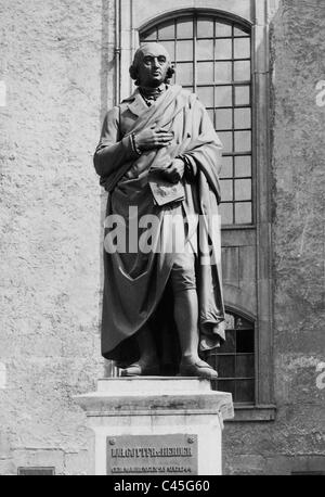 Denkmal von Johann Gottfried Herder in Weimar, 1899 Stockfoto