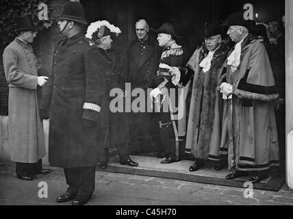 Winston Churchill und Herbert Samuel, 1936 Stockfoto