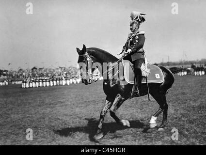 Kaiser Wilhelm II. bei der Spring Parade am Tempelhofer Feld, 1911 Stockfoto