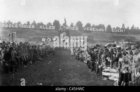 Parade der KPD und die rote Front Kämpfer Liga, 1927 Stockfoto