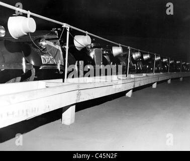 Autokino in Amerika, 1938 Stockfoto