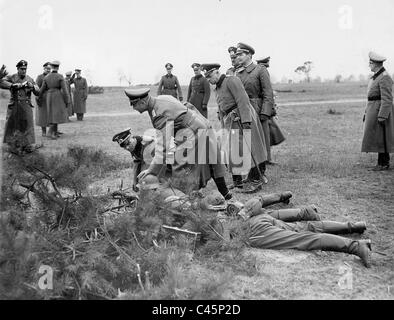 Walther von Brauchitsch in der Offiziersschule in Döberitz, 1939 Stockfoto