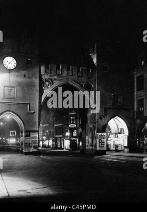 Das Karlstor in München, 1930 Stockfoto