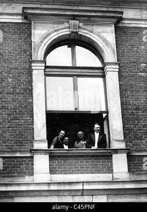 Adolf Hitler mit Winifred Wagner in Bayreuth Stockfoto