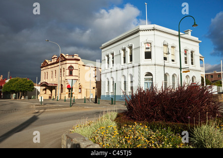Denkmalgeschützte Gebäude - Hotel in London (1909) und Albany House (1878). Albany, Western Australia, Australien Stockfoto