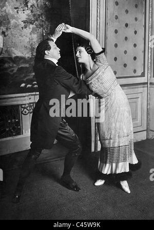 Leistung des Tango Argentino, 1911 Stockfoto