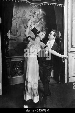 Leistung des Tango Argentino, 1911 Stockfoto