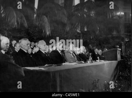 Welt-Mächte-Konferenz in Wien, 1938 Stockfoto