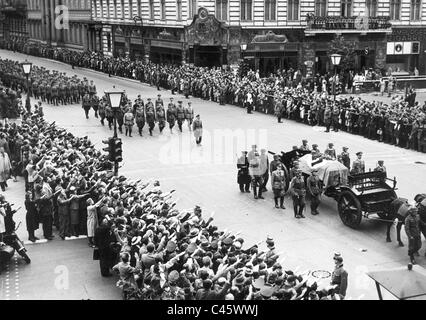 Beerdigung von Reinhard Heydrich 1942 Stockfoto
