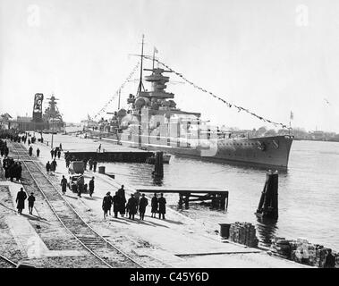 Schlachtschiff "Scharnhorst", 1939 Stockfoto