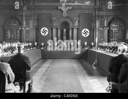 Feier der nationalsozialistischen Deutschen Studentenschaft am Jahrestag der Universität Heidelberg, 1936 Stockfoto