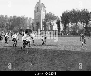 Eröffnung der Rugby-Saison, 1930 Stockfoto