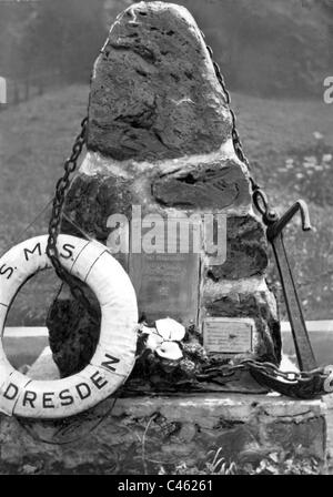 Schlacht bei den Falklandinseln im ersten Weltkrieg Stockfoto