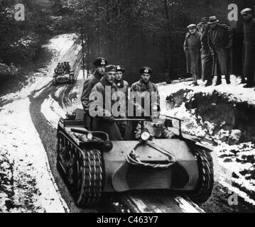 Entwicklung der deutschen leichte Panzer Stockfoto