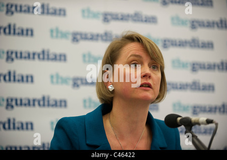 September spricht 27,2010, Manchester, UK, Yvette Cooper während der Zeitung The Guardian Debatte in der Labour-Partei Stockfoto