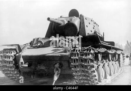 Schossen Sie KW 1 russischen Panzer 1941 Stockfoto