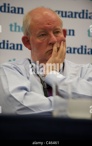 September spricht 27,2010, Manchester, UK, während die Zeitung The Guardian Debatte in der Labour-Partei Stockfoto