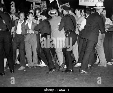 Nazi-Deutschland: Ausländische Proteste gegen die deutschen NS-Politik Stockfoto