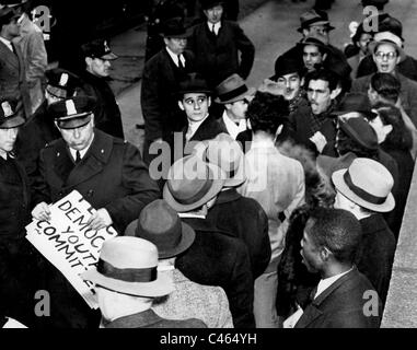 Nazi-Deutschland: Ausländische Proteste gegen die deutschen NS-Politik Stockfoto