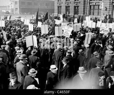 Nazi-Deutschland: Ausländische Proteste gegen die deutschen NS-Politik Stockfoto