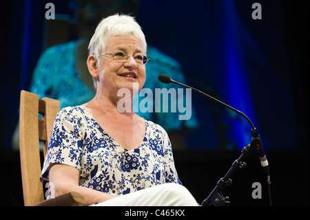 Dame Jacqueline Wilson Kinderbuchautorin abgebildet bei Hay Festival 2011 Stockfoto