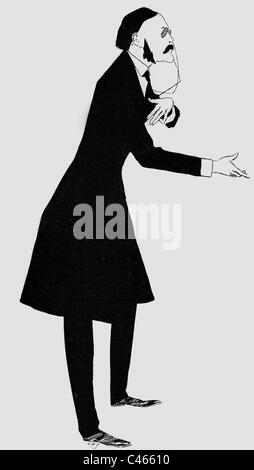 Karikatur des Arthur James Earl von Balfour Stockfoto