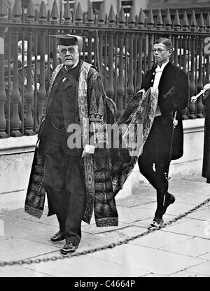 Arthur James Earl von Balfour in Cambridge, 1926 Stockfoto