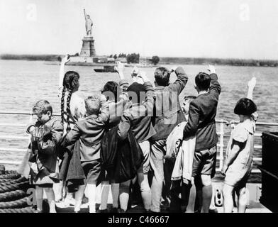 Nazi-Deutschland: Emigration 1933-1939 Stockfoto