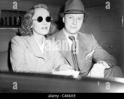 Marlene Dietrich und Rudolf Sieber, 1937 Stockfoto