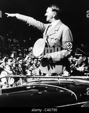 Nazi-Deutschland: Hitlergruß Stockfoto