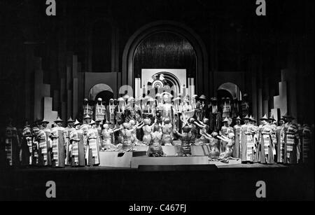 Szene aus Mozarts Oper die Zauberflöte, 1929 Stockfoto