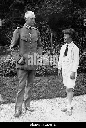 Kronprinz Rupprecht von Bayern und Prinz Albrecht von Bayern, 1915 Stockfoto