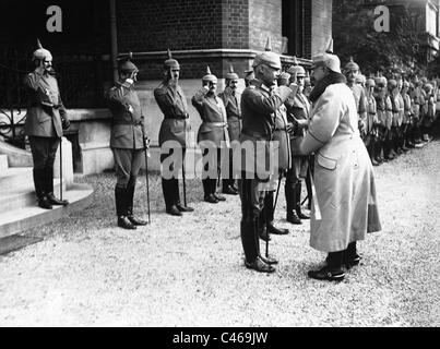 Kaiser Wilhelm II. und Kronprinz Rupprecht von Bayern, 1915 Stockfoto