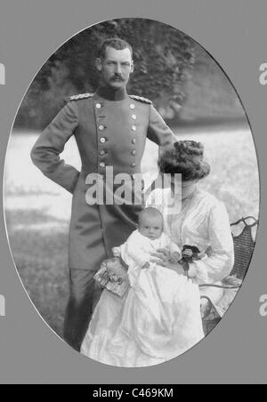 Kronprinz Rupprecht von Bayern mit seiner Familie, 1901 Stockfoto