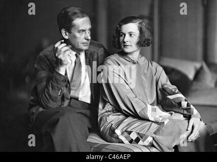 Walter Gropius und Ilse Frank, 1929 Stockfoto