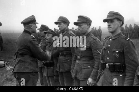 Zweiter Weltkrieg, deutsche Unterscheidungen: Iron Cross etc.. Stockfoto