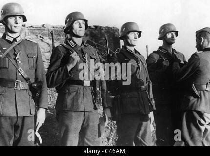 Zweiter Weltkrieg, deutsche Unterscheidungen: Iron Cross etc.. Stockfoto