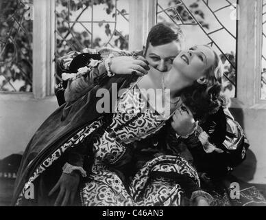 Charles Laughton und Wendy Barrie in "The Private Life of Henry VIII", 1933 Stockfoto