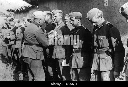 Zweiter Weltkrieg, deutsche Unterscheidungen: Iron Cross etc.. Stockfoto