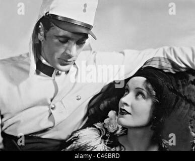 Gary Cooper und Marlene Dietrich in "Marokko", 1930 Stockfoto