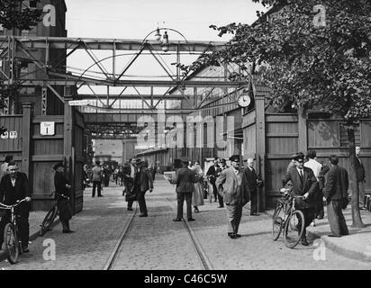 Fabrik schließen bei der AEG in Berlin, 1935 Stockfoto