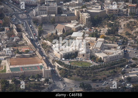 Luftaufnahme von der Rockefeller-Museum in Jerusalem Stockfoto