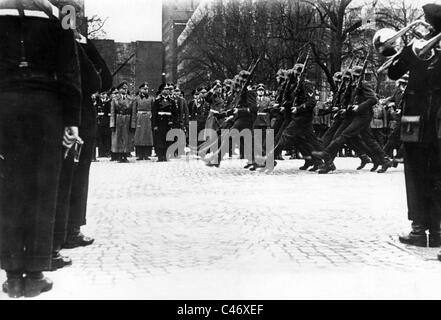 Zweiter Weltkrieg: Norwegische Kampagne. Deutsche Truppen in Norwegen 1940-1944 Stockfoto