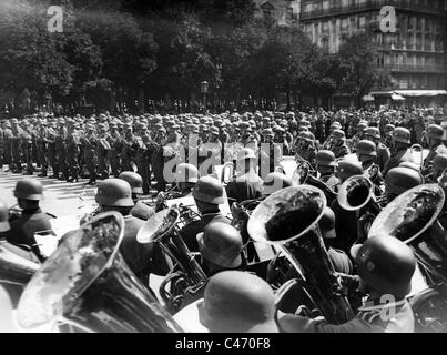 Zweiter Weltkrieg: Westfront. Deutsche militärische Konzerte in Paris, 1940-1944 Stockfoto