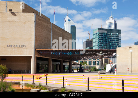 Art Gallery of Western Australia in Perth Cultural Centre. Perth, Western Australia, Australien Stockfoto