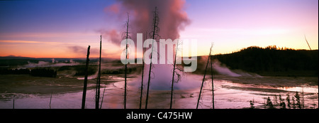 Der Geysir, Yellowstone-Nationalpark, Wyoming, USA Stockfoto