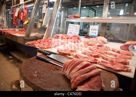 Zentralmarkt oder Kentriki Agora, Athen Griechenland Stockfoto