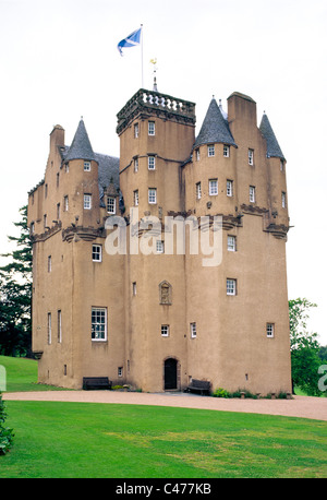 Craigievar Castle, Alford, Grampian Region, Schottland. Klassischen schottischen Baronial Stil im Jahre 1626 fertiggestellt Stockfoto