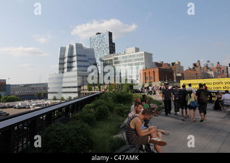 New York City High Line erhoben Park Stockfoto