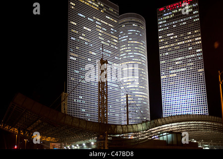 Israel Tel Aviv Tel Aviv-Yafo Azrieli Turm Azrieli Stockfoto